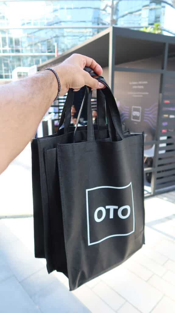 OTO's goodie bag for WORLDEF DUBAI attendees